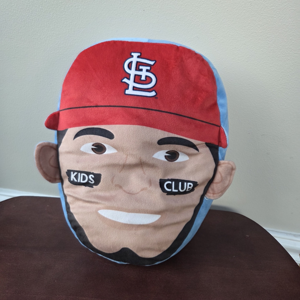 Kids Club St Louis Cardinals Baseball MLB Yadier Molina Pillow 14”